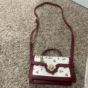NEW Cherry Print Red Handbag new